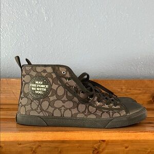 Coach Men’s Star Wars High-Top Sneakers - Black